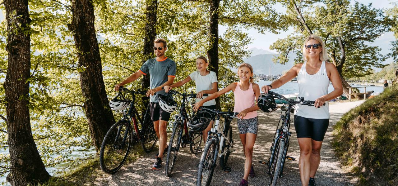 Radeln zwischen Berg und See