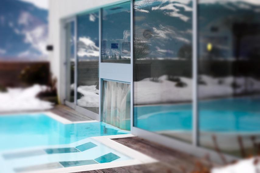 Beheizter Outdoorpool