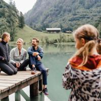 Familienzeit am Klammsee in Kaprun