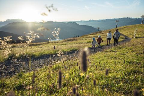 Familienwanderung auf der Schmittenh&ouml;he